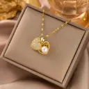 Eternal Love Heart Locket Necklace
