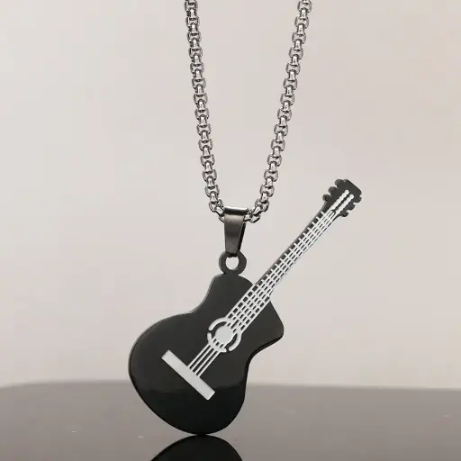 Men’s Guitar Pendant Chain