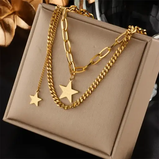 Starlit Dreams Layered Necklace