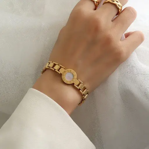 Golden Roman Numeral Bracelet ⌛✨