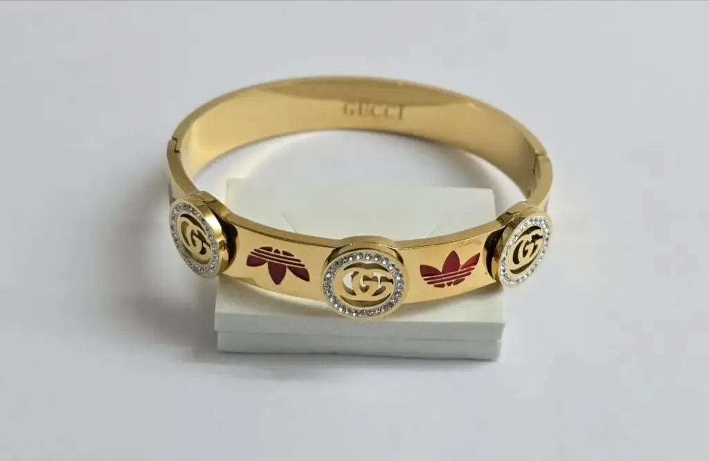 18K Gold Plated Gucci-Inspired Luxury Bracelet – Anti-Tarnish ✨