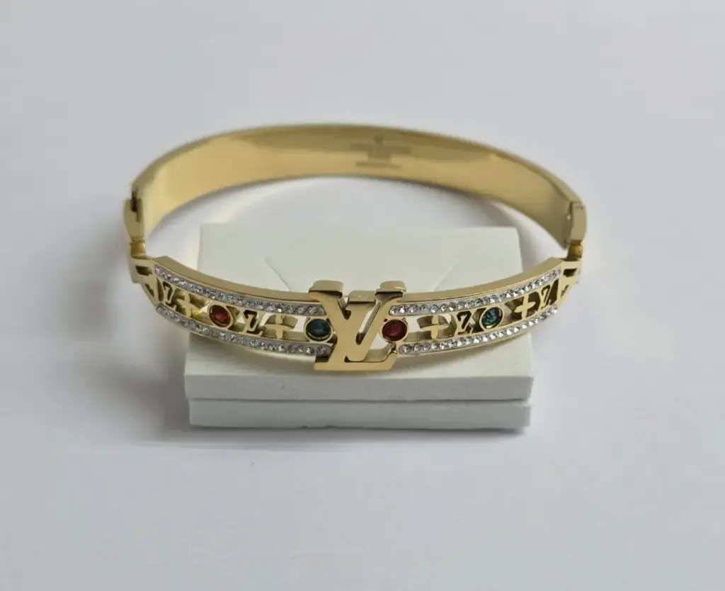 Louis Vuitton Inspired Bracelet – 18K Gold Plated (Anti-Tarnish)